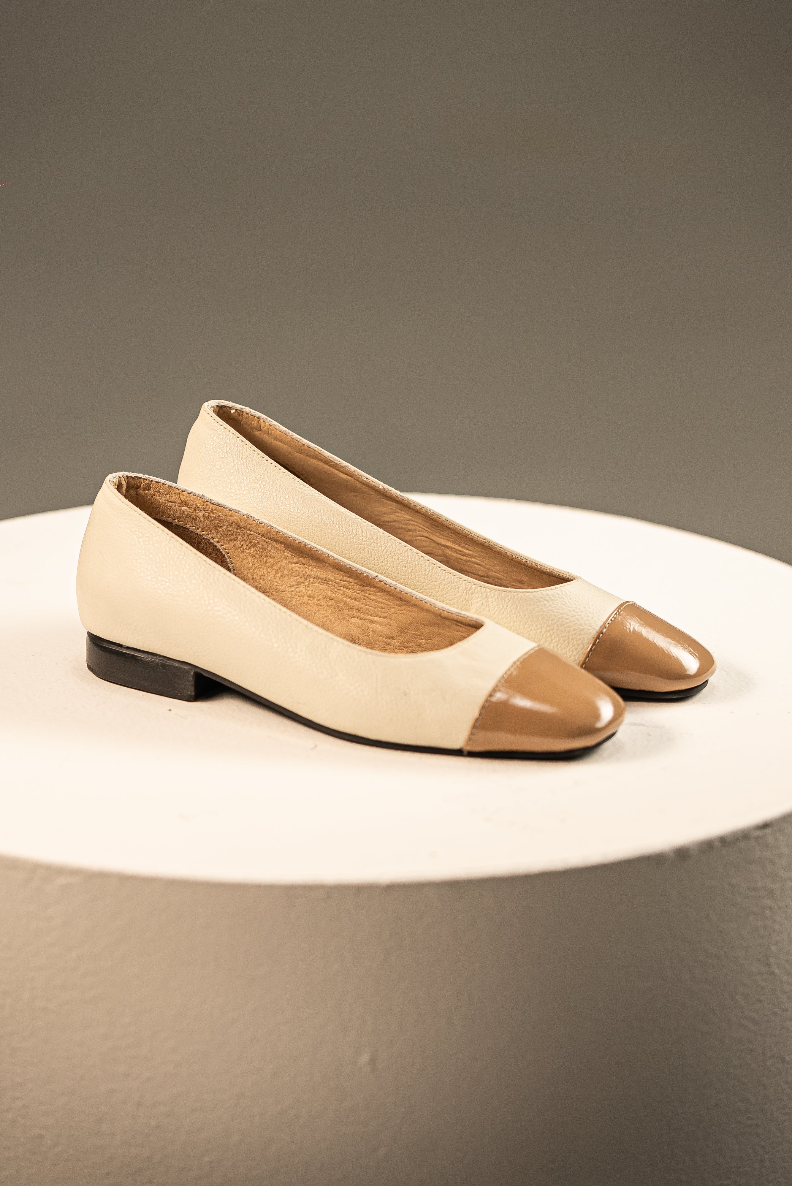 Baleta Bicolor Leather