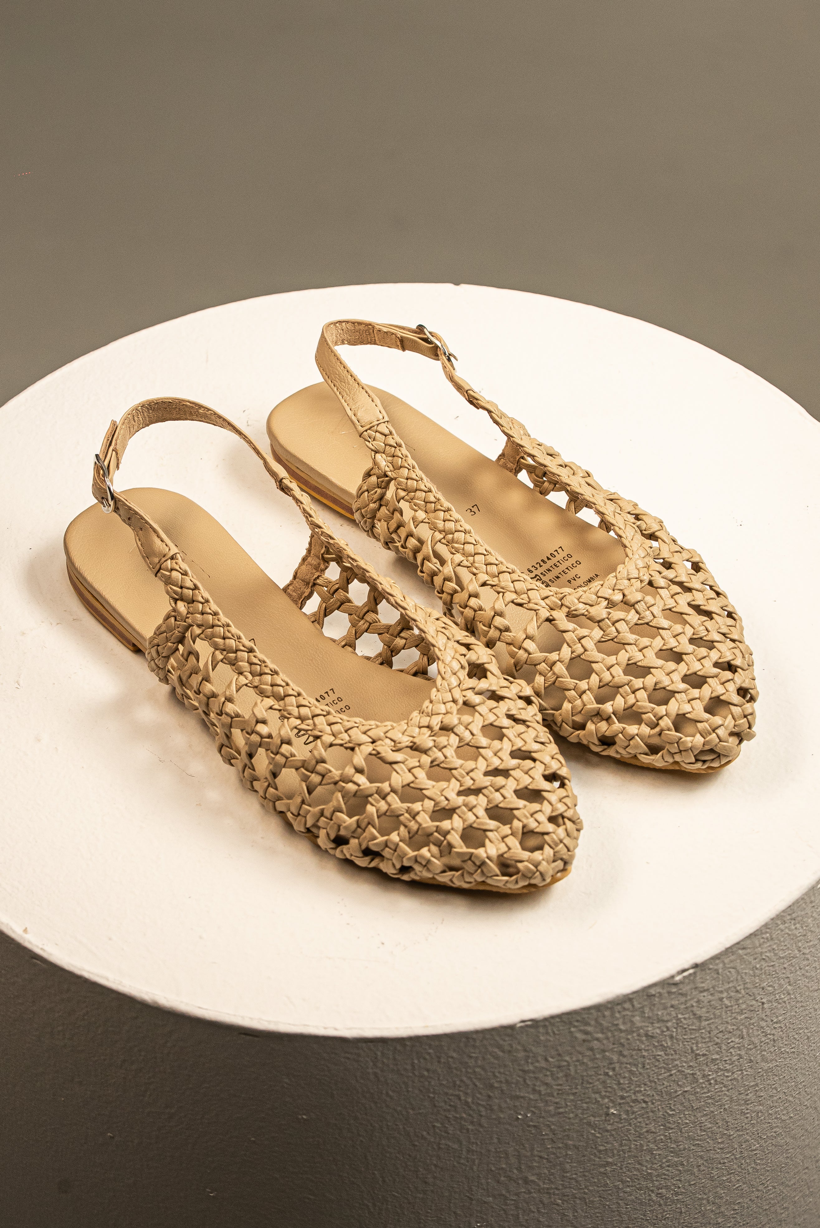 Sandalia Malla Beige