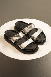 Sandalia Plata Chunky