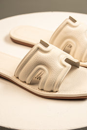 Sandalia Slide Niza Blanco