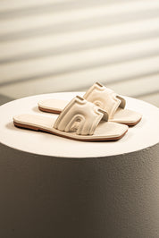 Sandalia Slide Niza Blanco