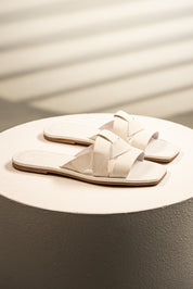Sandalia Slide Amalfi Cream