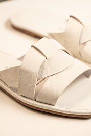 Sandalia Slide Amalfi Cream