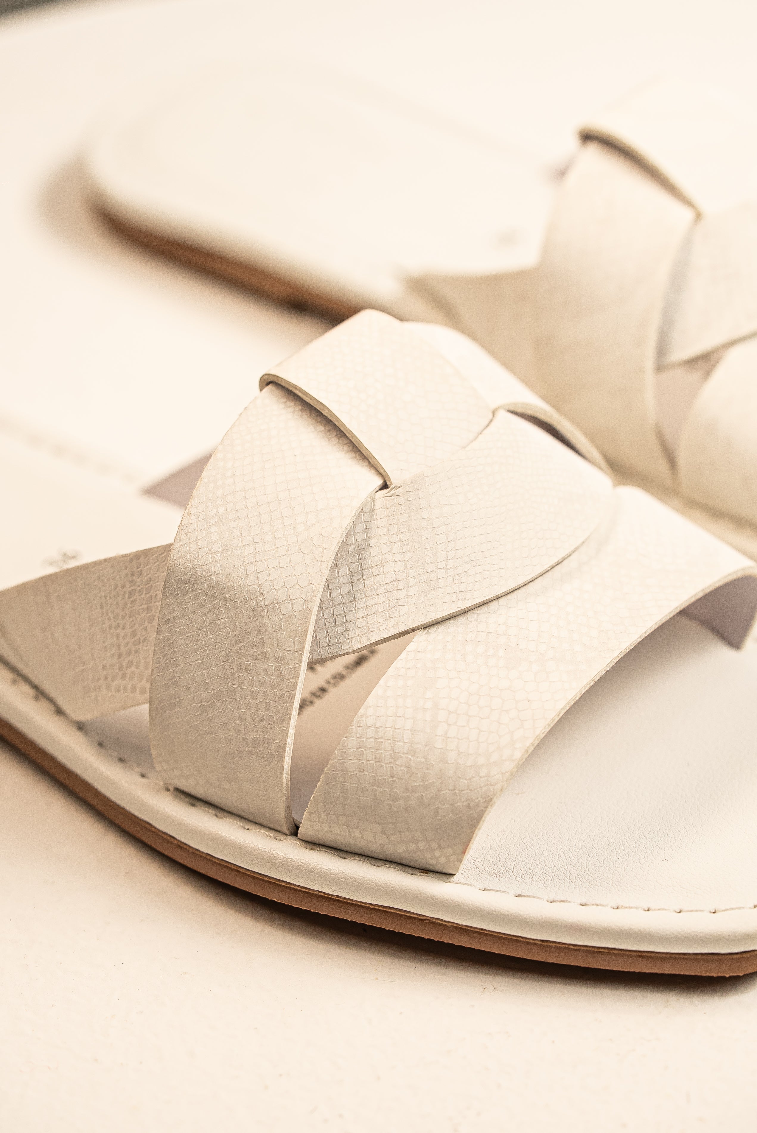 Sandalia Slide Amalfi Cream