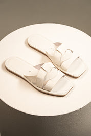 Sandalia Slide Amalfi Cream