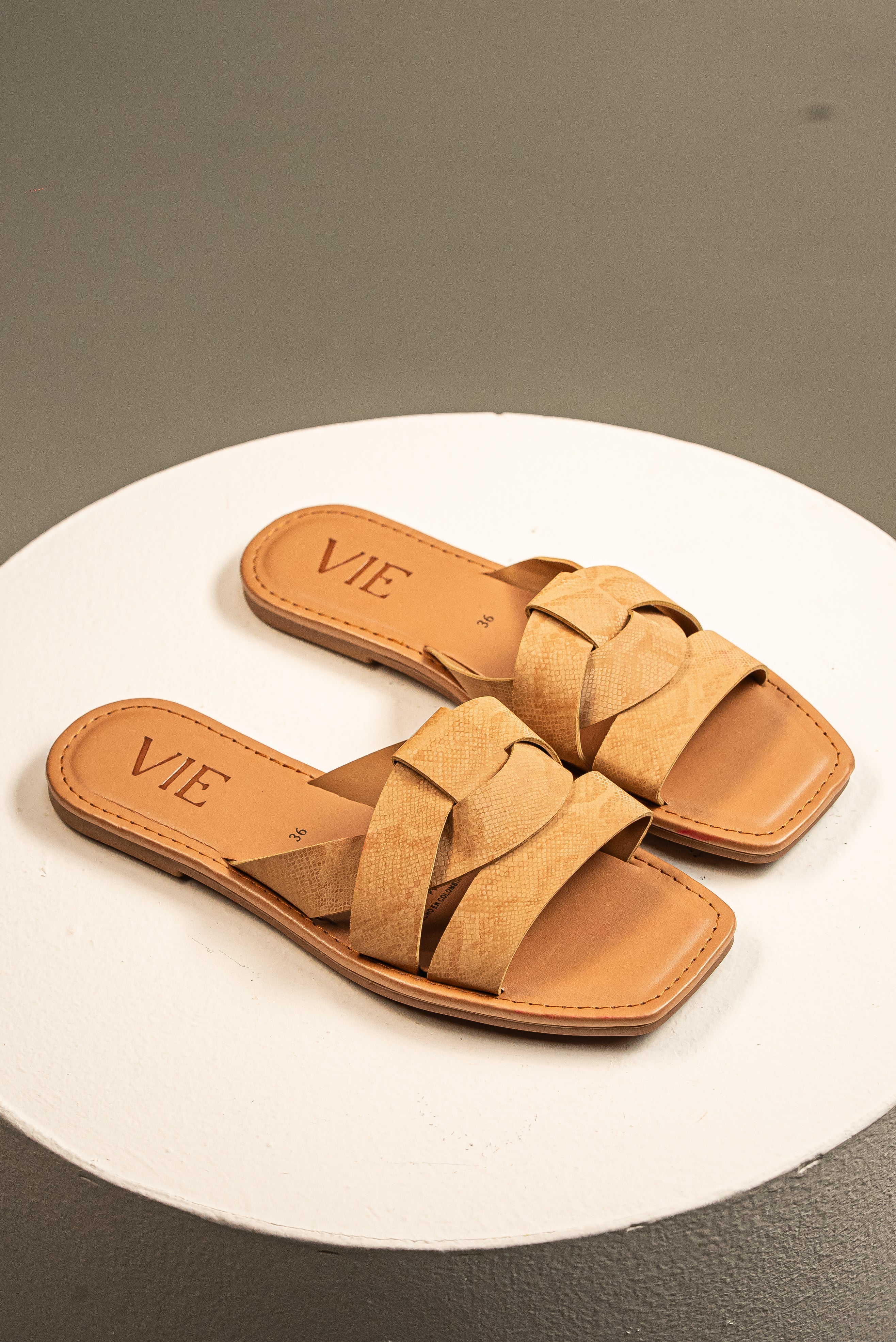 Sandalia Snake Print