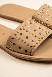 Sandalia Slide Studs Rock Chic