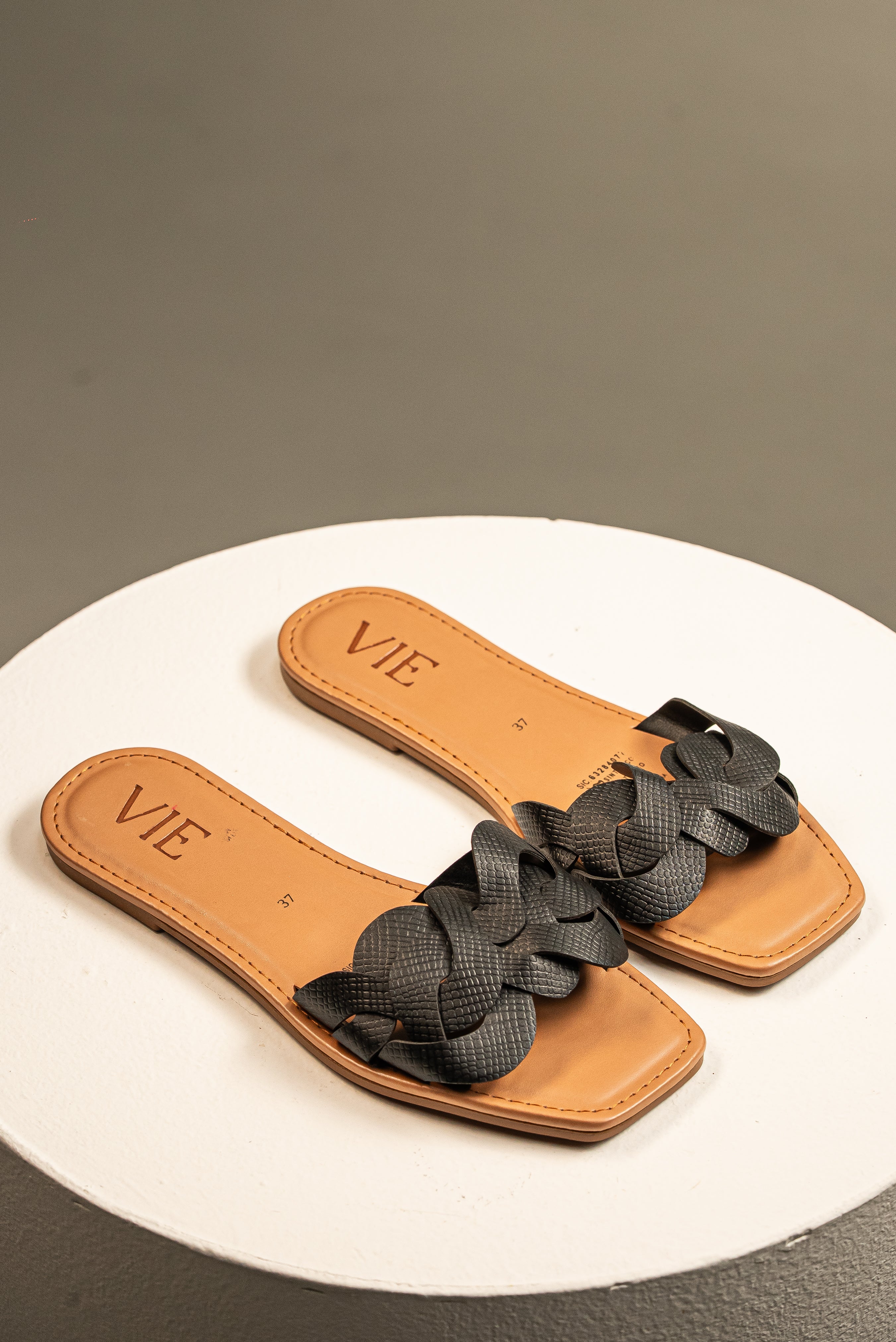 Sandalia Slide Noir Jardín