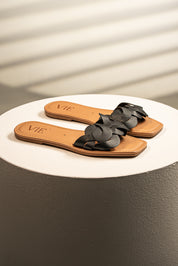 Sandalia Slide Noir Jardín