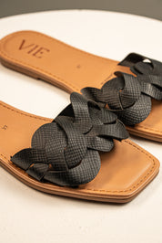 Sandalia Slide Noir Jardín