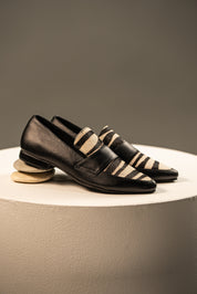 Mocasín Amada Piel Cebra