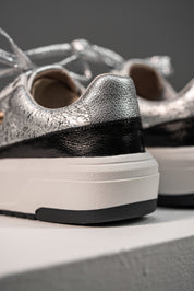 Tenis Silver Crackle