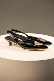 Slingbacks Kiara Negro