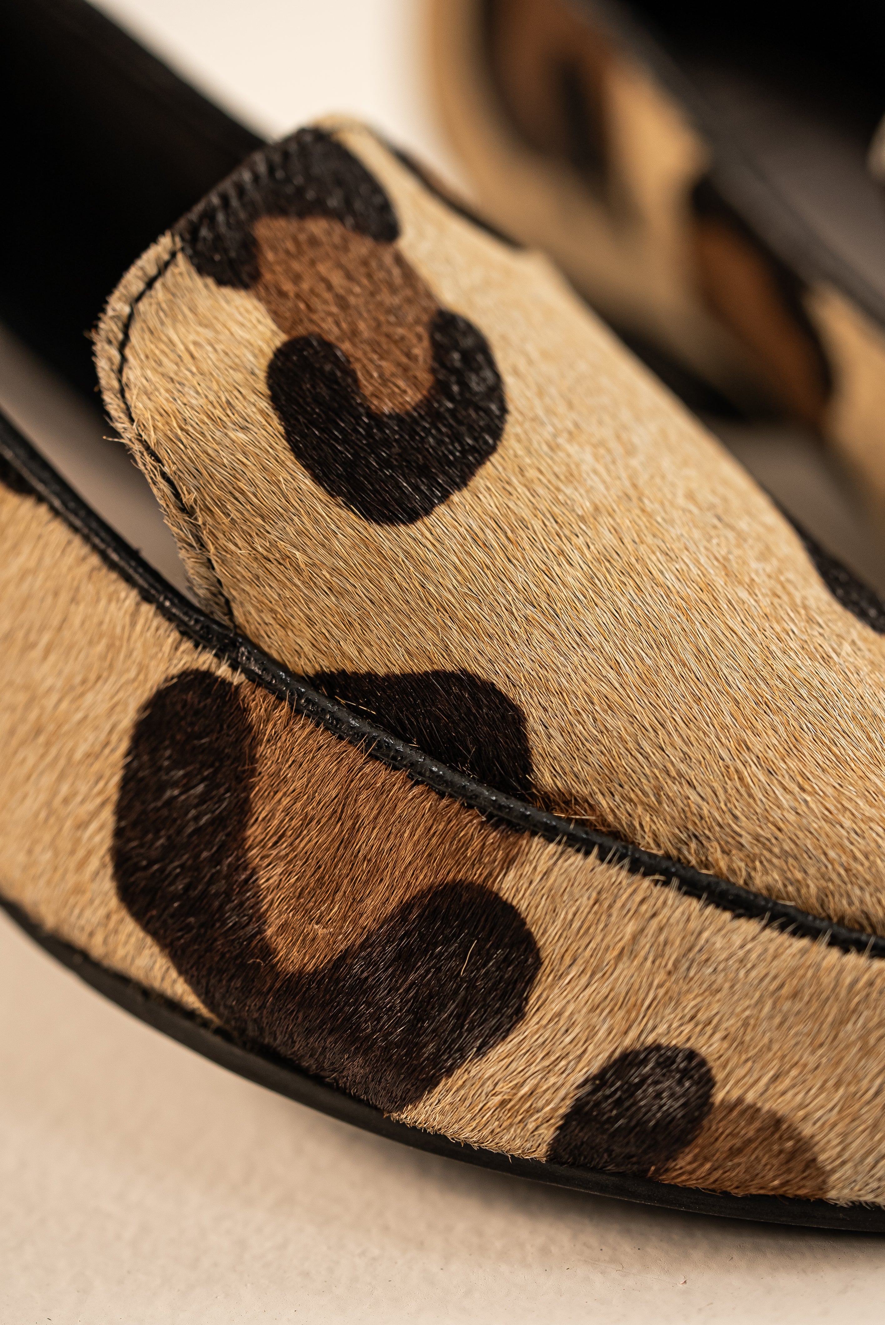 Mocasín Slip-on Margarita Leopardo Cálido