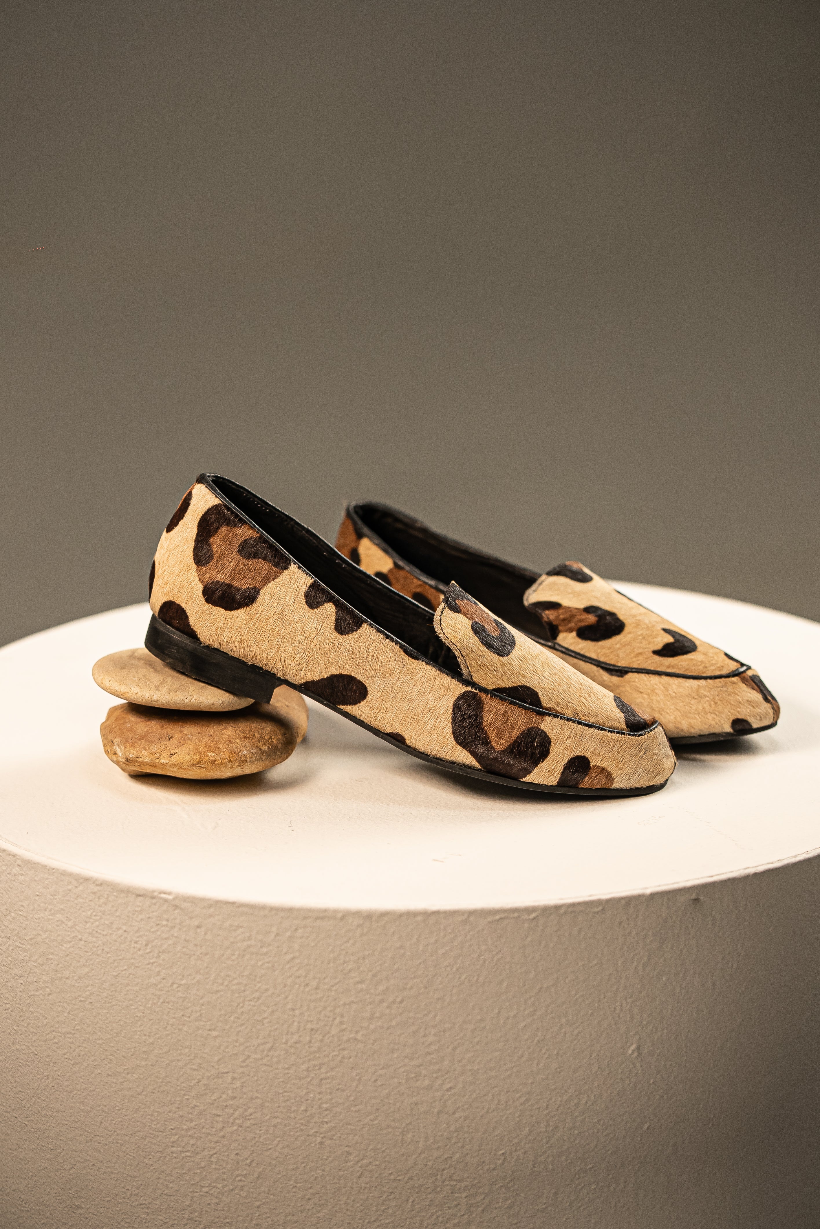 Mocasín Slip-on Margarita Leopardo Cálido