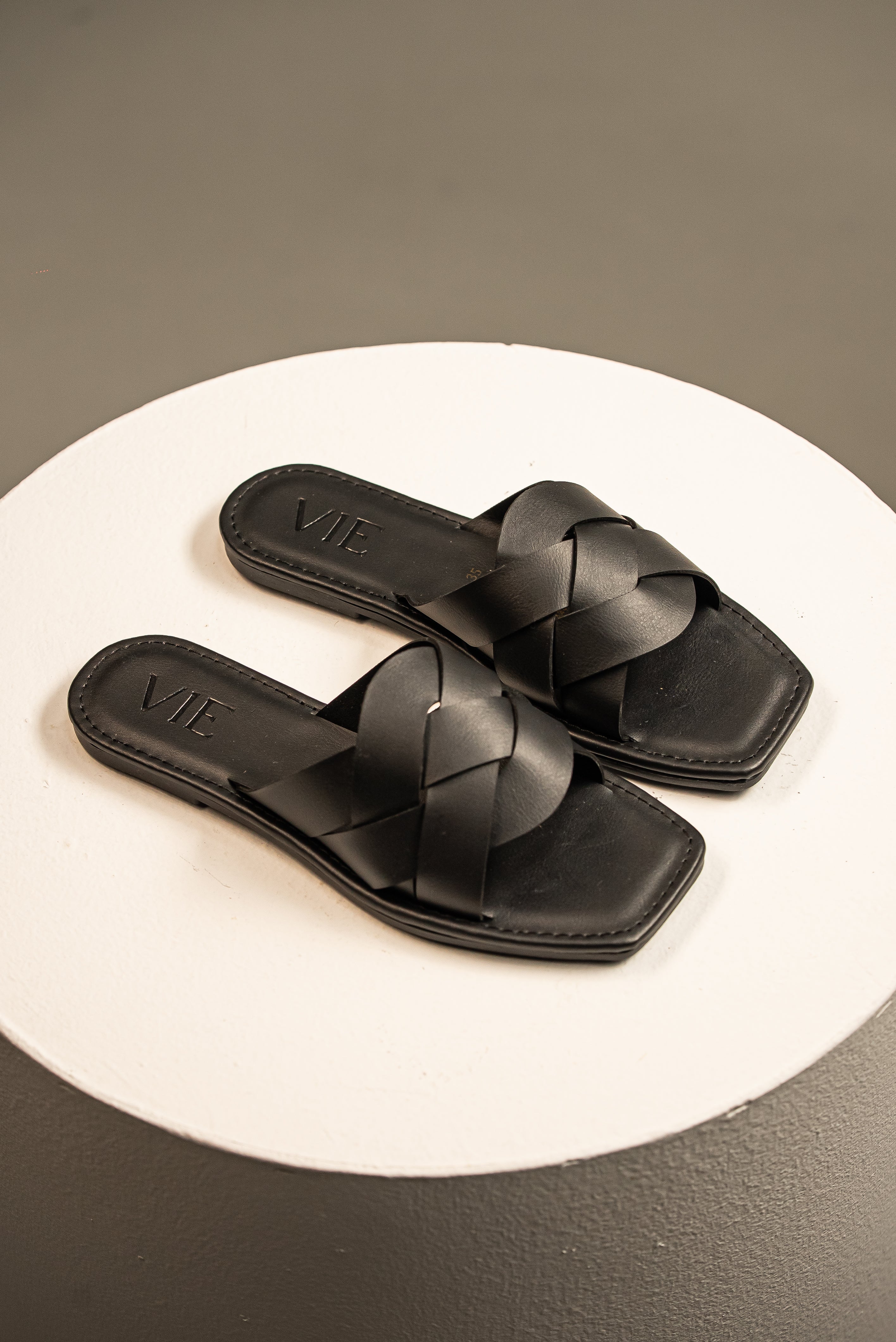 Sandalia Trenza Noir