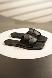 Sandalia Trenza Noir