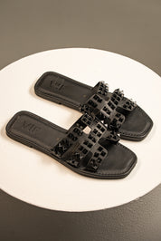 Sandalia Pirámide Negra