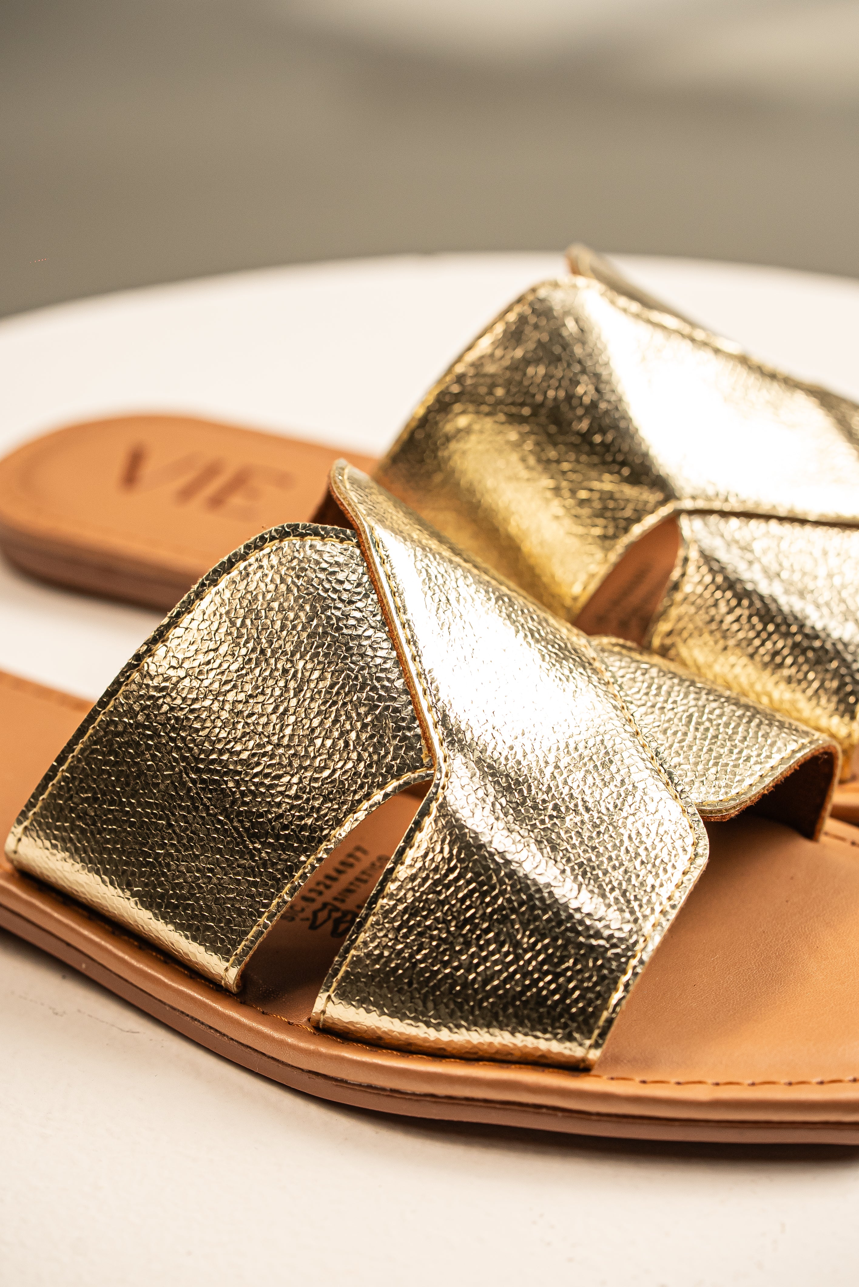 Sandalia Luxe Champaña