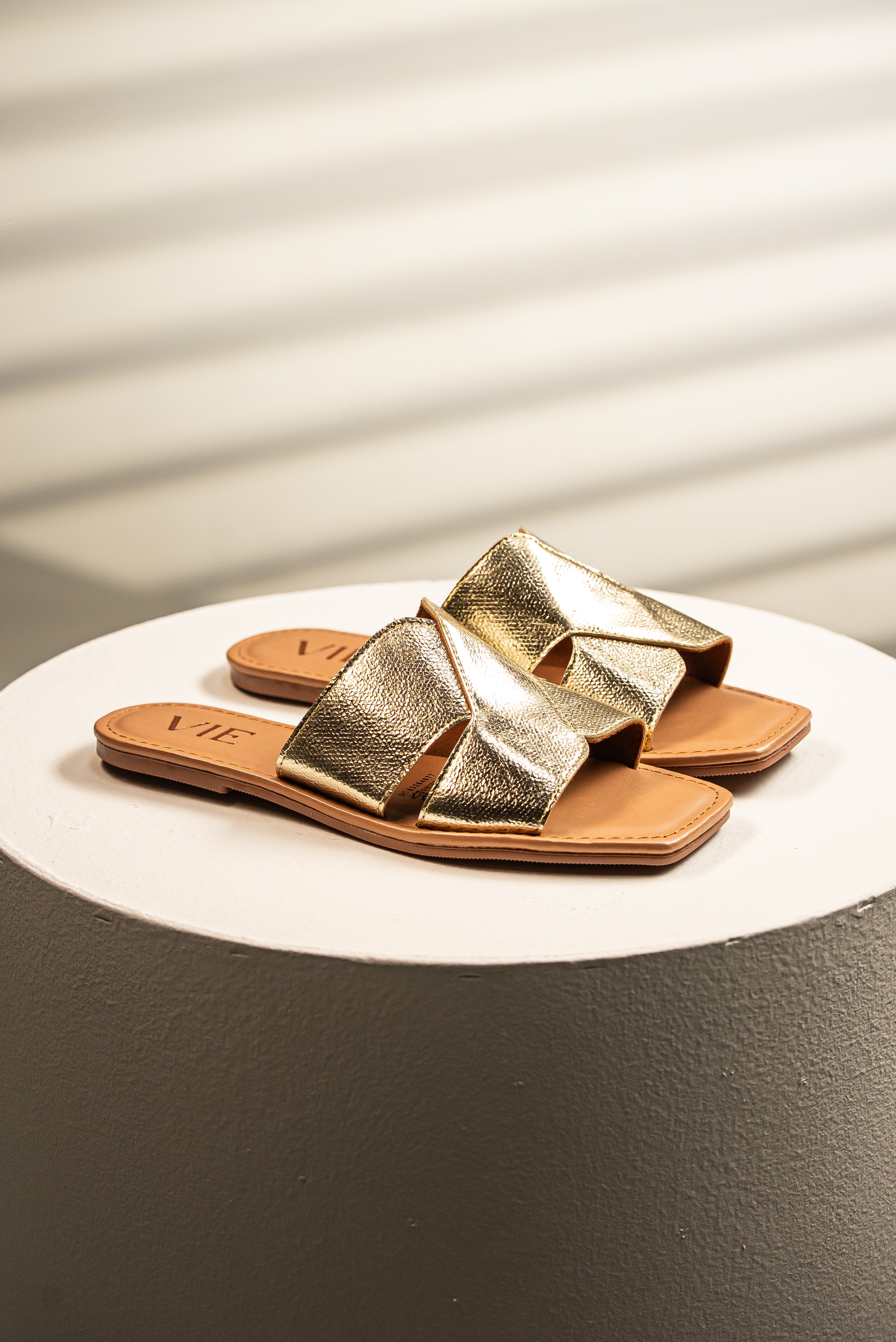 Sandalia Luxe Champaña