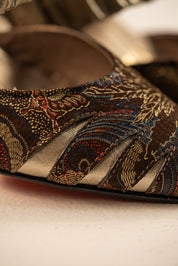 Mules Mara Brocado de Lujo