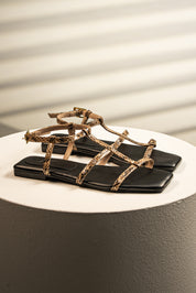 Sandalia Strappy Animal Print