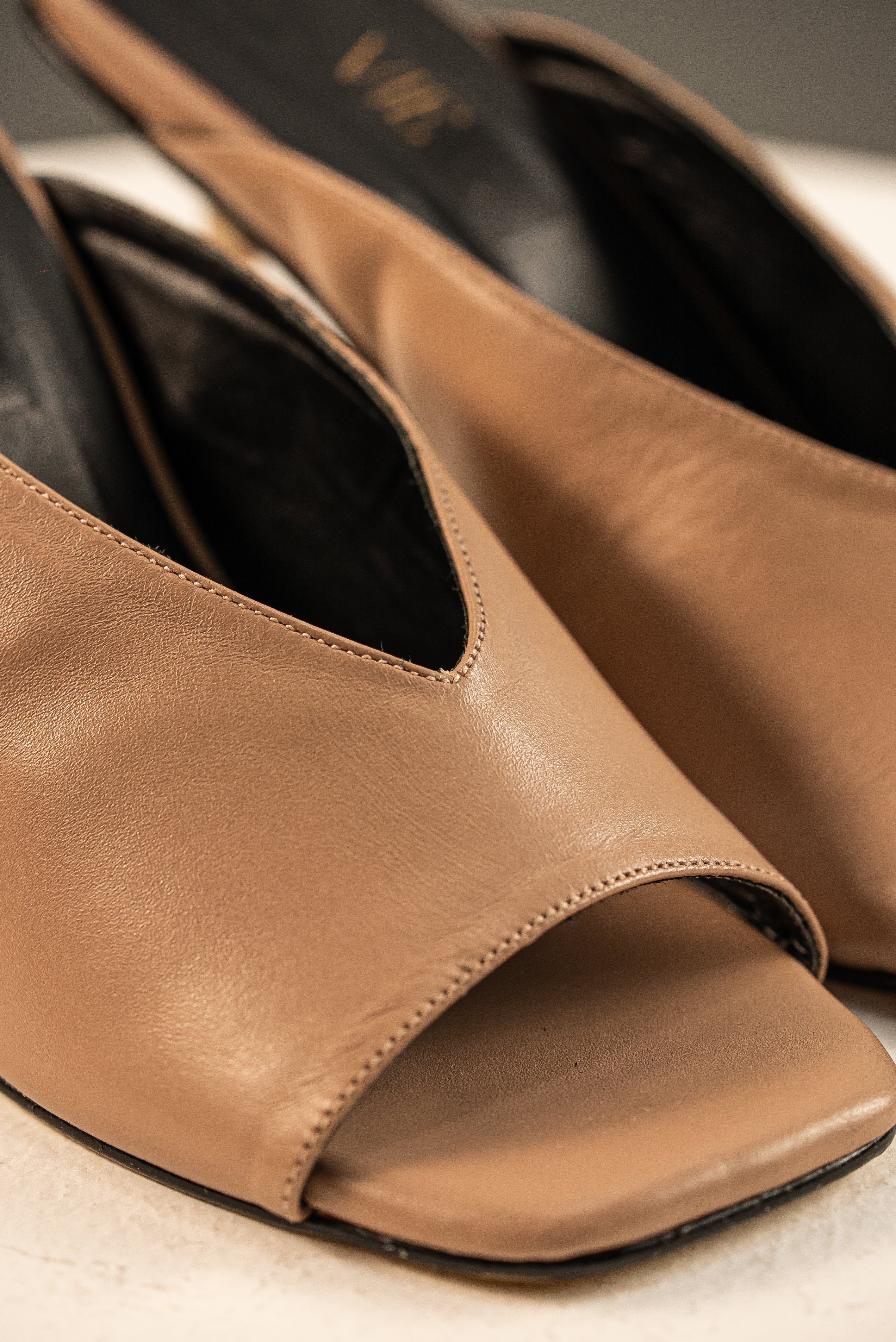 Tacón Nude Esculpido