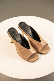 Tacón Nude Esculpido