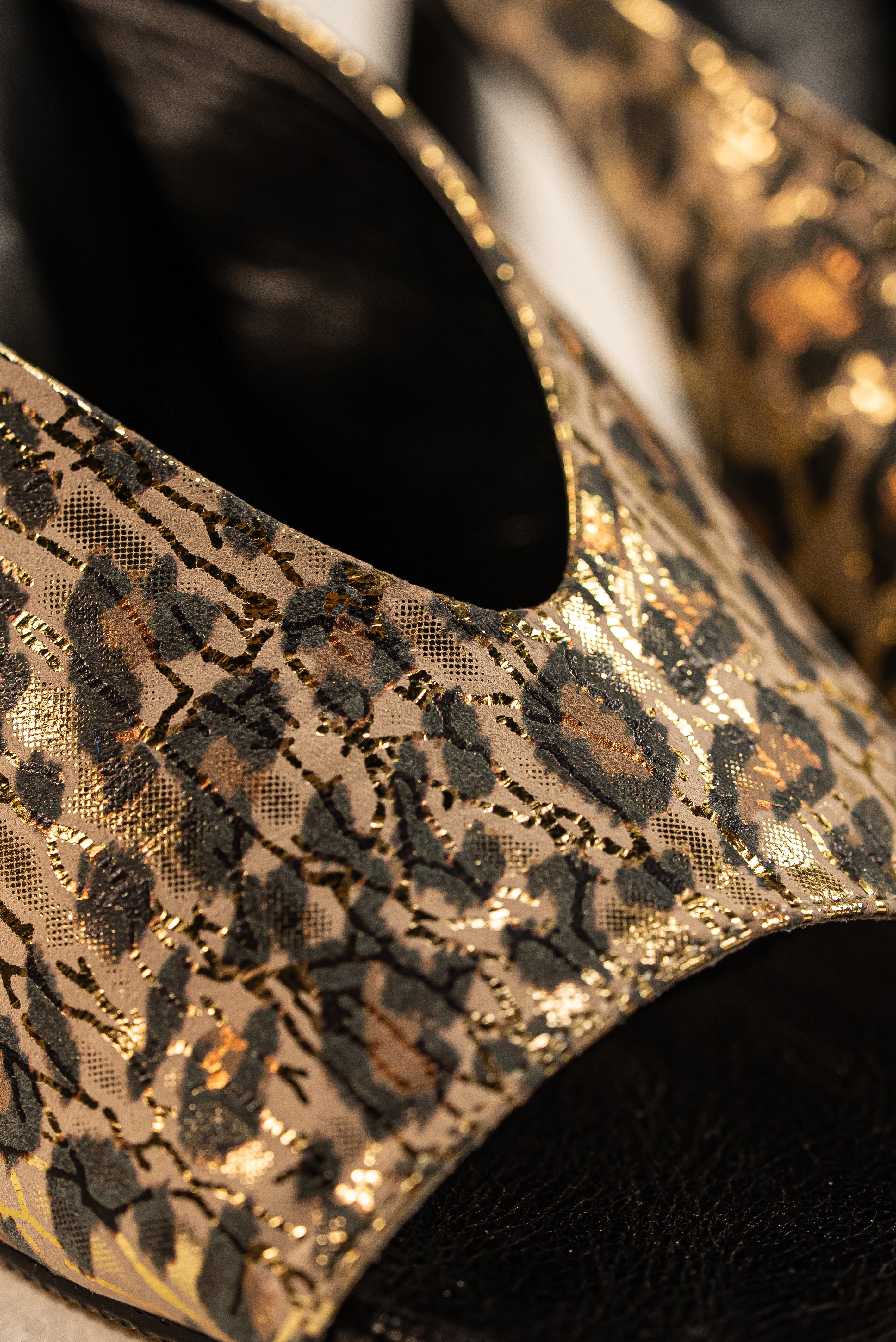 Tacón Leopardo Sombra