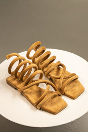 Sandalia Wrap Gamuzada