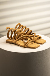 Sandalia Wrap Gamuzada