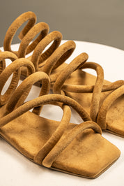 Sandalia Wrap Gamuzada